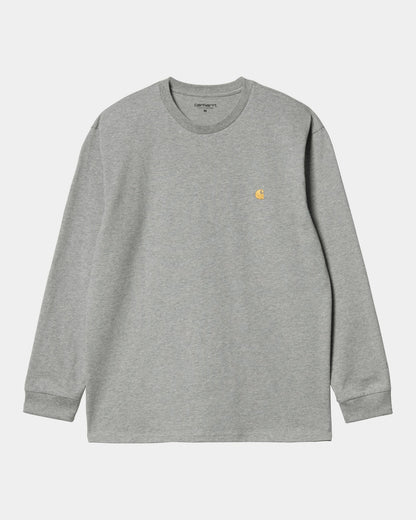 Chase Long Sleeve T-Shirt | Grey Heather
