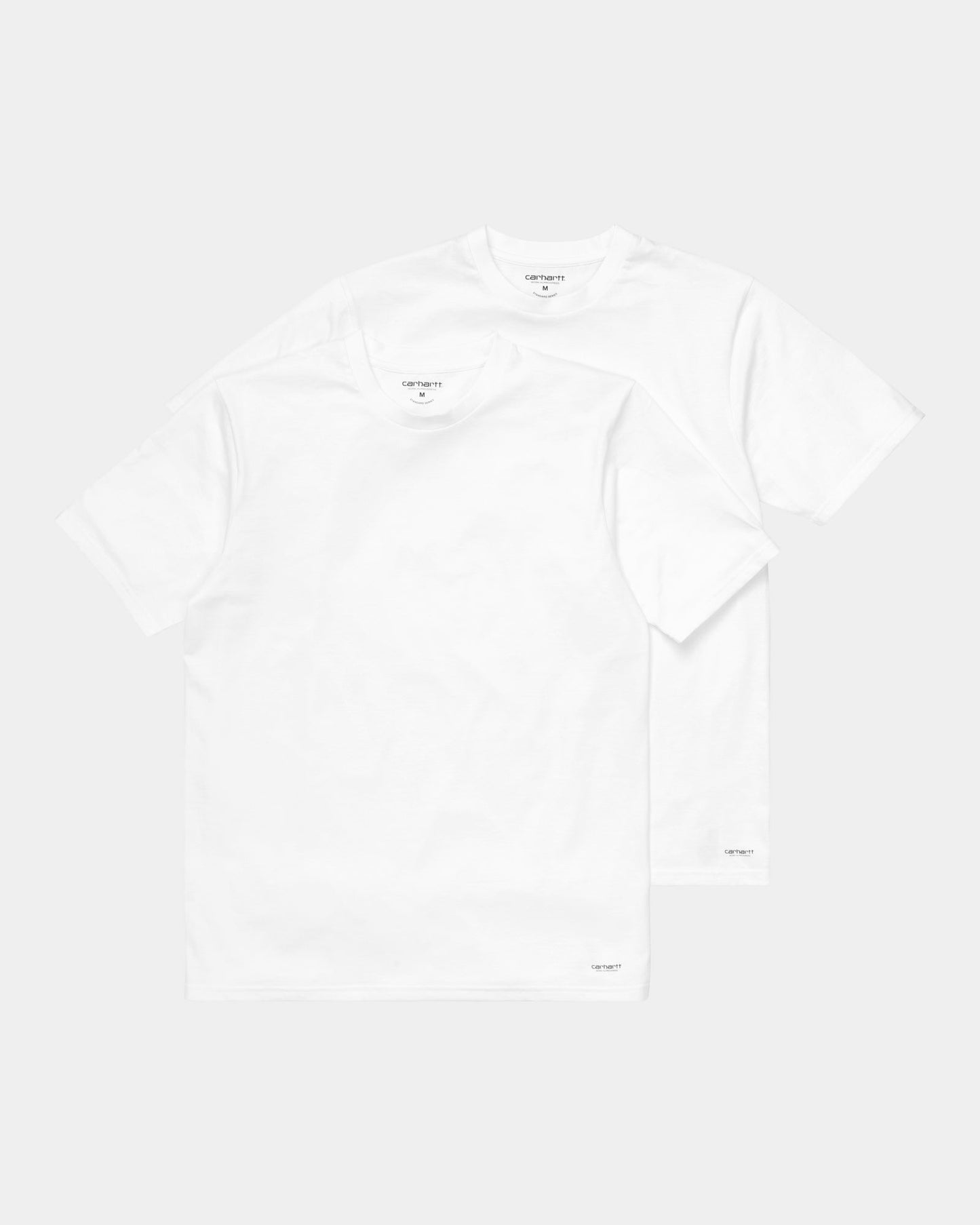 Standard Crew Neck T-Shirt (2 Pack) | White + White
