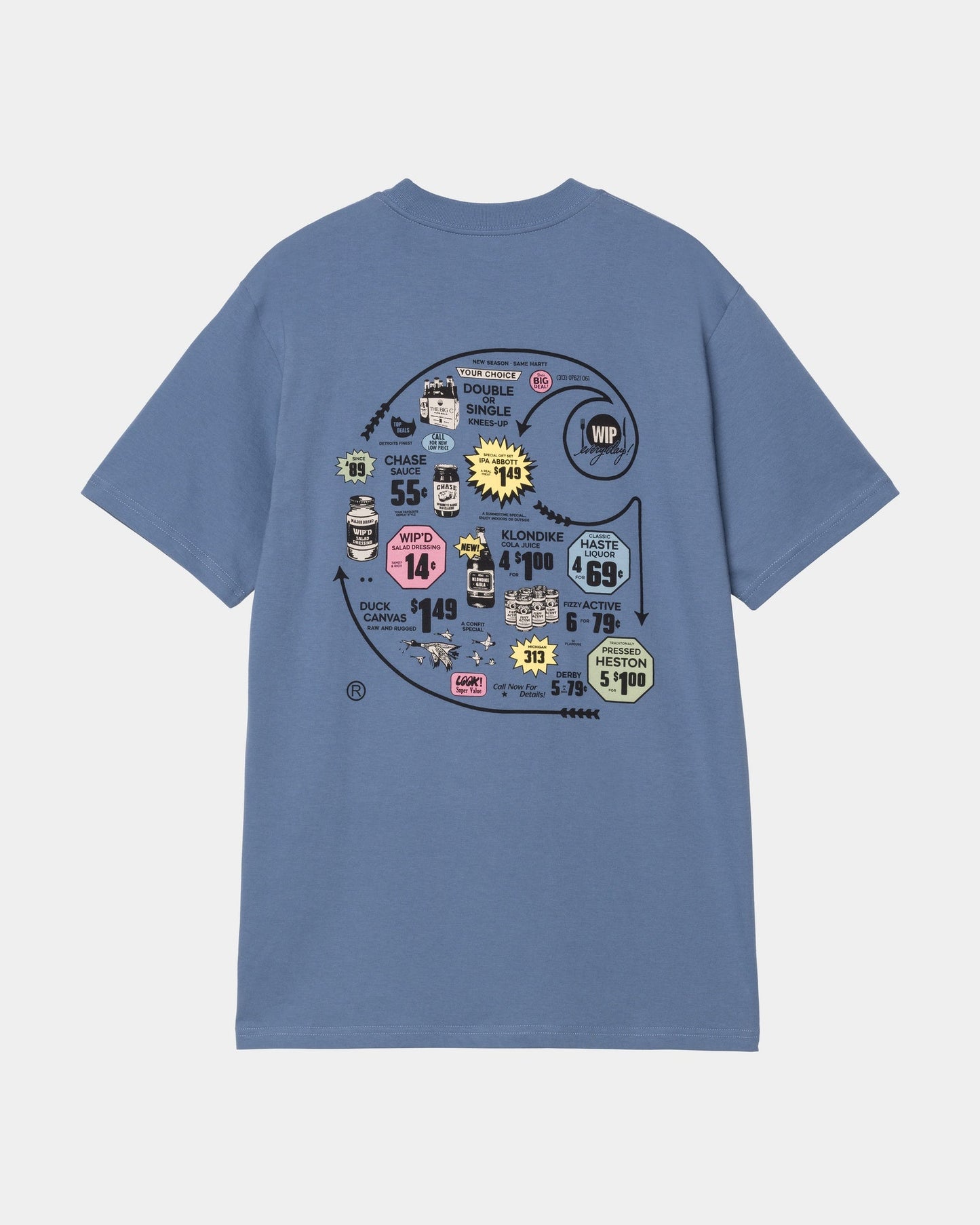 Catalogue C Logo T-Shirt | Blue Iris