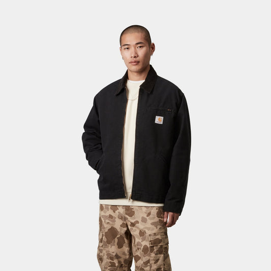 OG Detroit Jacket (Spring) | Black / Black (aged canvas)